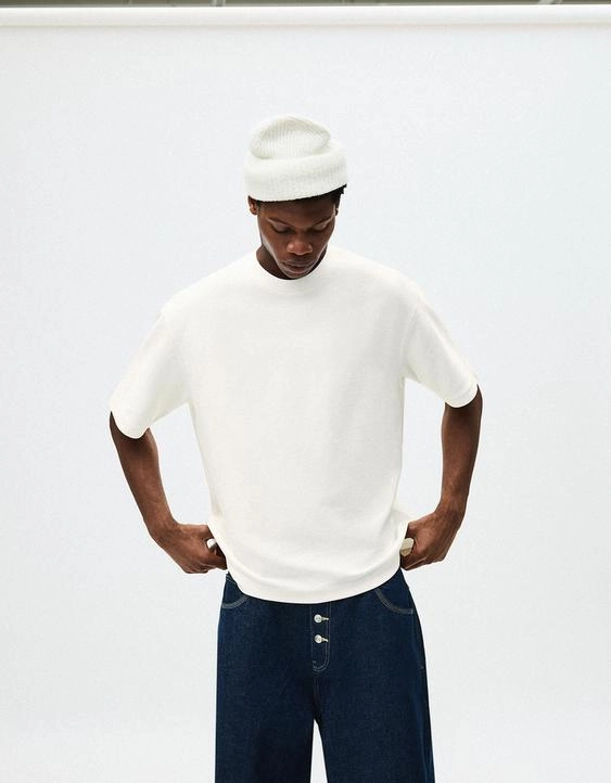 Bershka Футболка из мягкой ткани