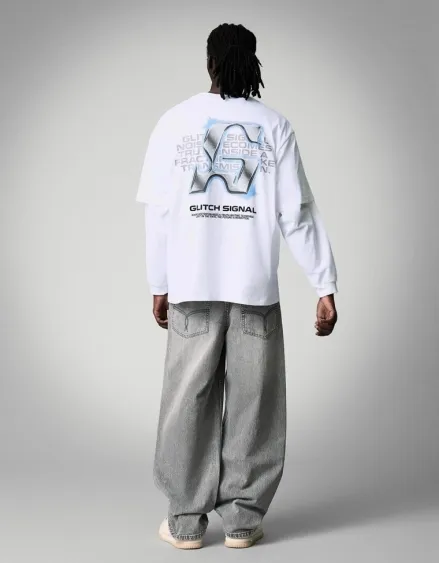 Футболка с короткими рукавами и принтом