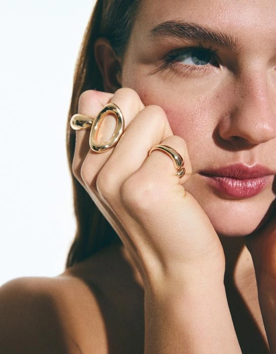 Bershka Набор из 3 колец купить с доставкой.