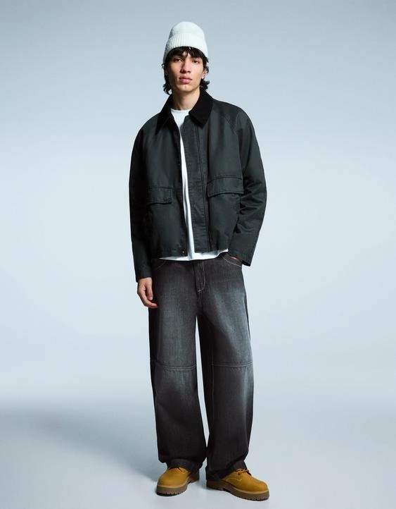 Джинсы объемного свободного кроя- Заказать в России