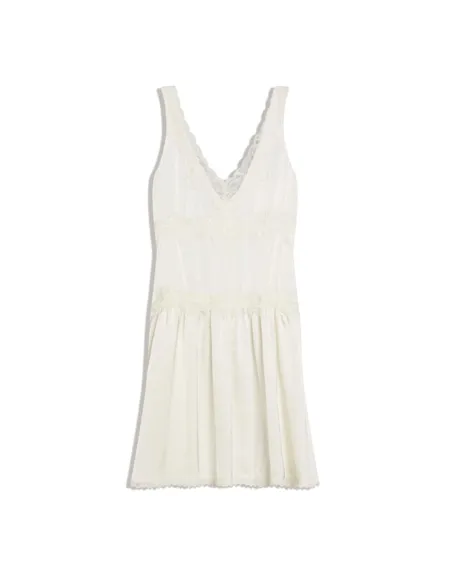 Мини-платье из сатина- Заказать в России