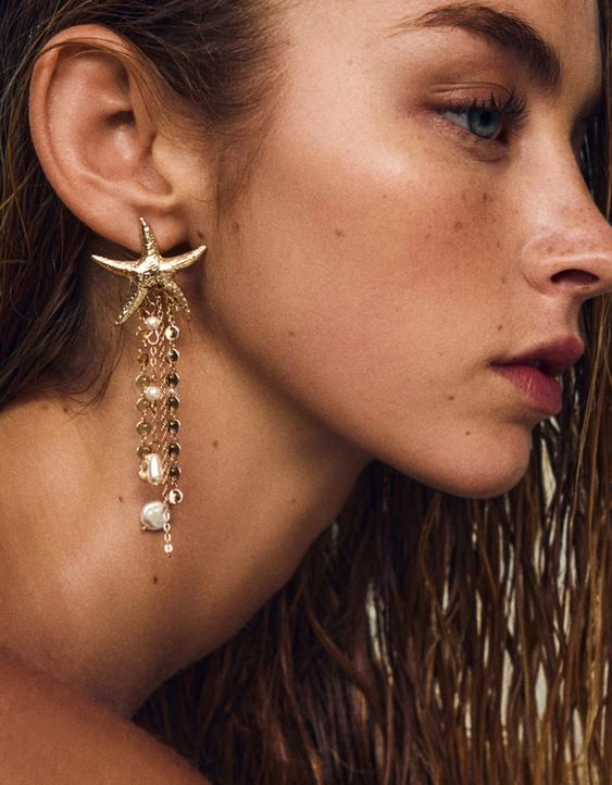 Bershka Каскадные серьги «морские звезды»