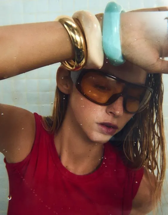 Bershka Набор из 3 браслетов из смолы