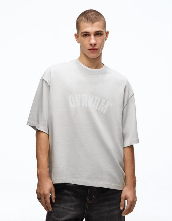 Bershka Футболка с короткими рукавами и принтом