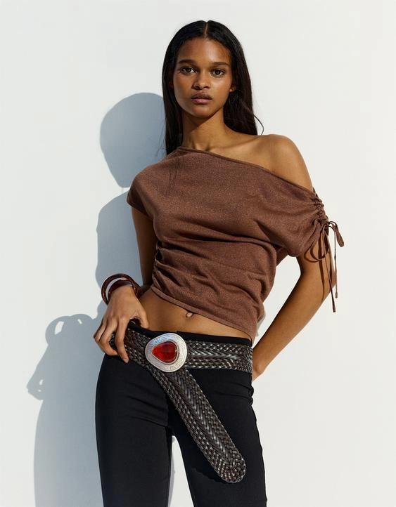 Bershka Плетеный ремень