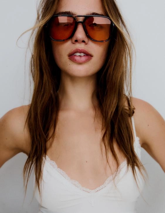 Bershka Солнечные очки в стиле ретро