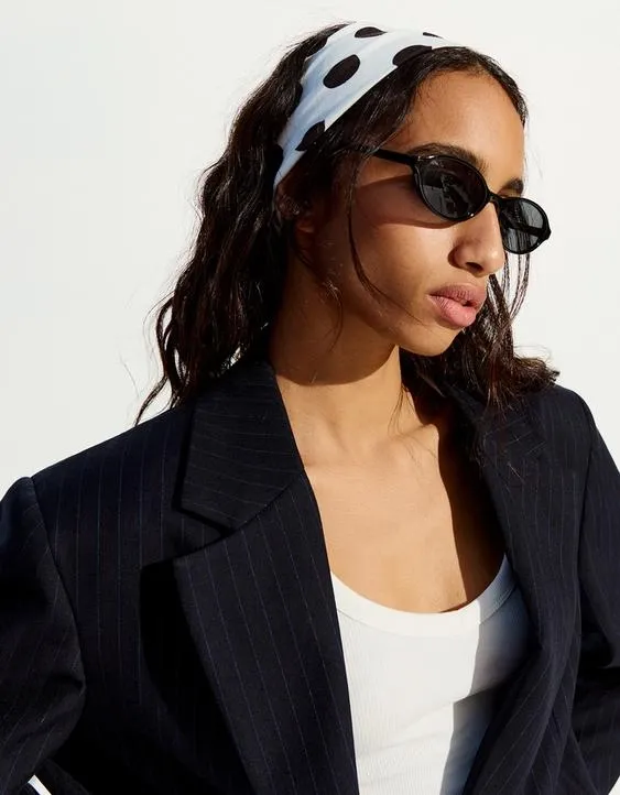 Набор лент для волос в горошек- Заказать в России