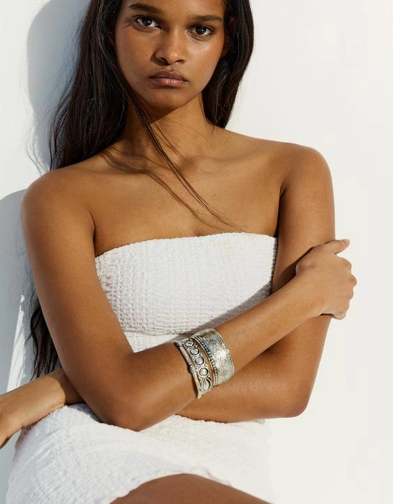 Bershka Набор из 3 браслетов в стиле бохо