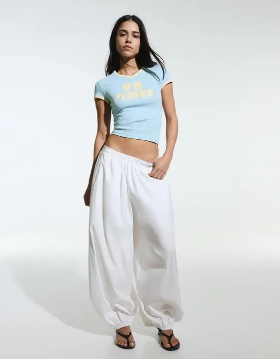 Футболка с контрастным принтом- Заказать в России