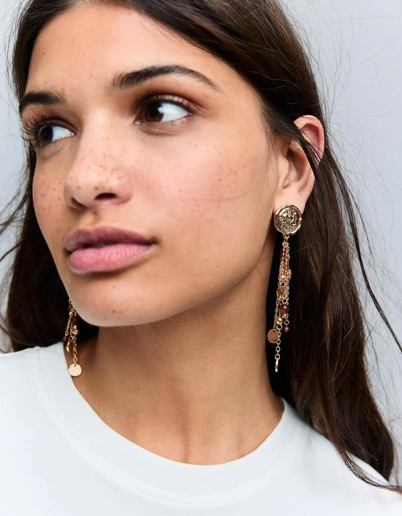 Bershka Каскадные серьги купить с доставкой.