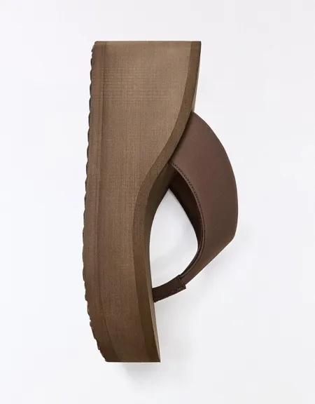 Сандалии на каблуке-стринги на платформе- Заказать в России