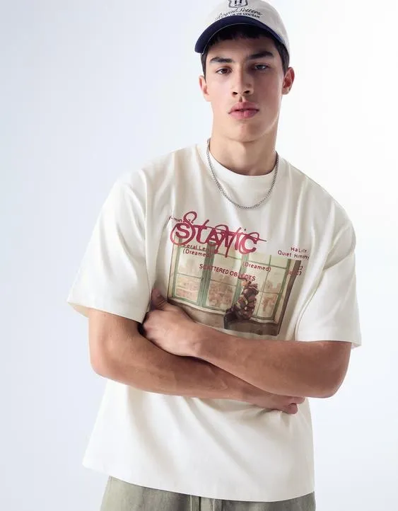 Футболка с принтом- Заказать в России