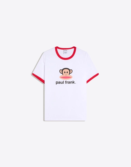 Bershka Футболка с короткими рукавами и контрастным принтом PAUL FRANK купить с доставкой.