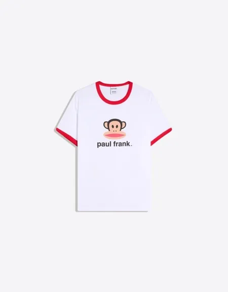 Футболка с короткими рукавами и контрастным принтом Paul Frank