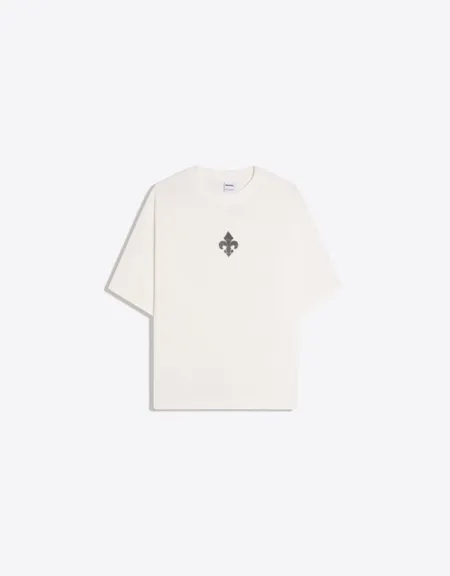 Футболка объемного кроя с принтом- Заказать в России