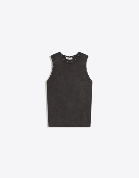 Топ на бретелях с люверсами- Заказать в России