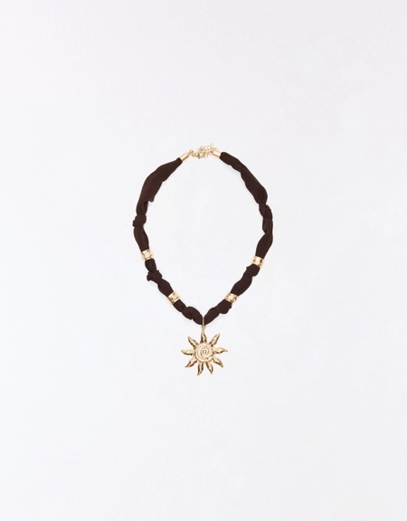 Bershka Плетеное ожерелье «солнце»