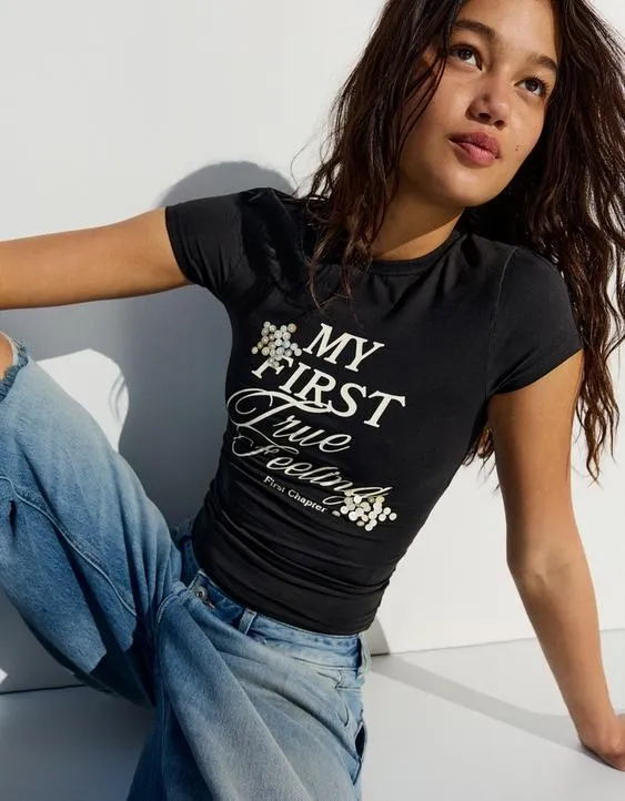 Bershka Футболка с принтом