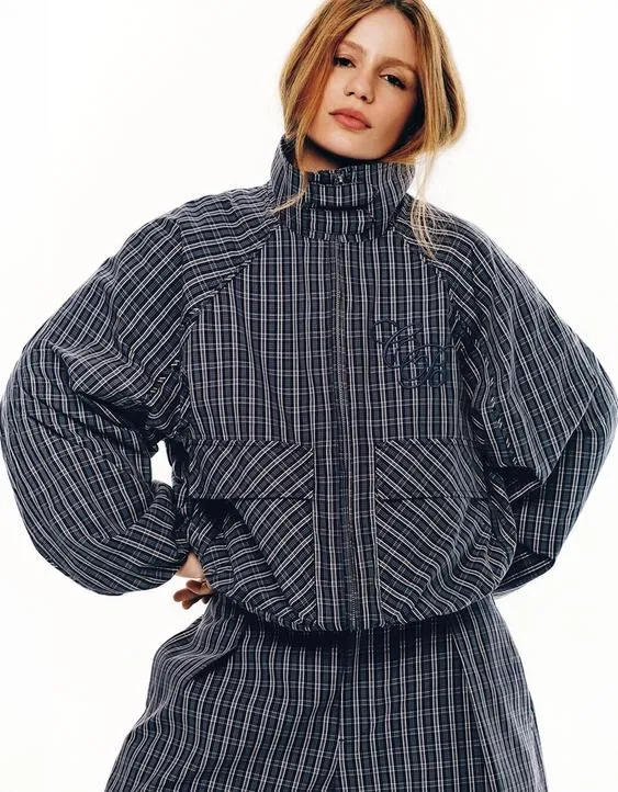 Клетчатый пиджак коллекции carol biazin- Заказать в России