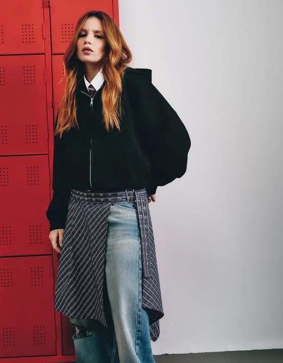 Юбка-перекидка в клетку коллекция carol biazin- Заказать в России