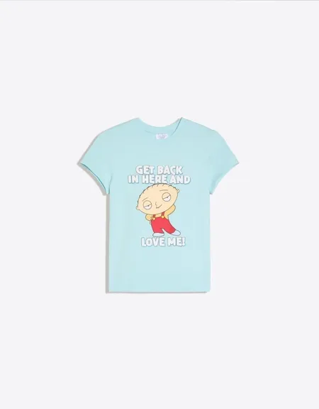 Приталенная футболка с принтом Family Guy