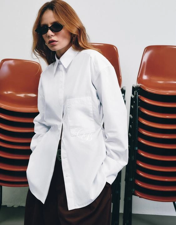 Bershka Рубашка из коллекции кэрол биазин купить с доставкой.