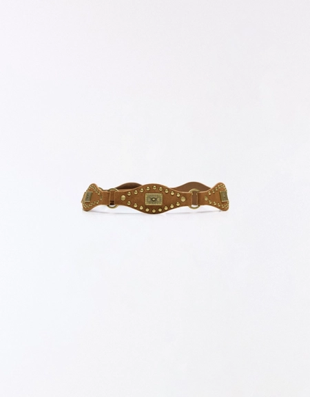 Bershka Ремень с заклепками и бахромой купить с доставкой.