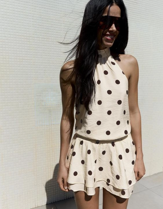 Bershka Платье мини с американской проймой