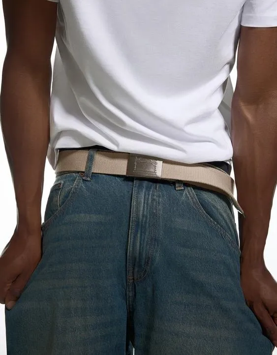 Тканый ремень Aries X Bershka