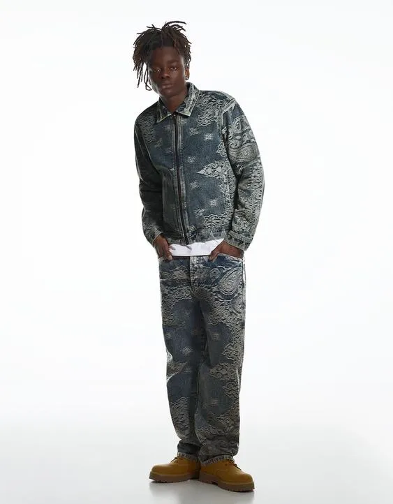 Джинсы свободного кроя Aries X Bershka