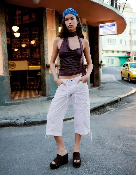 Топ асимметричного кроя с эффектом платка- Заказать в России