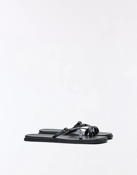 Сандалии с ремешками- Заказать в России