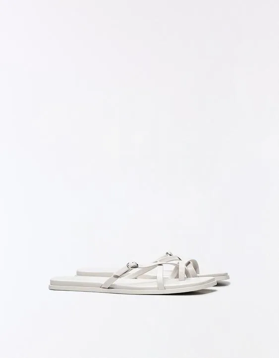 Сандалии с ремешками- Заказать в России