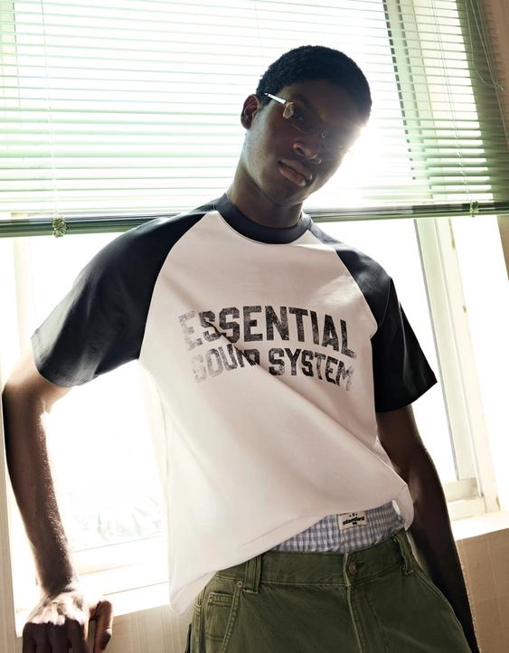 Bershka Футболка реглан с принтом купить с доставкой.