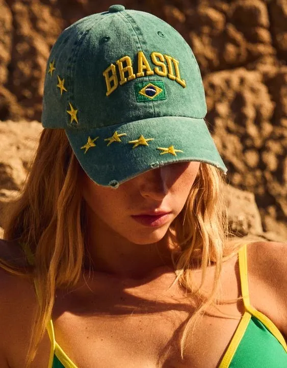 Кепка с вышивкой Brasil- Заказать в России
