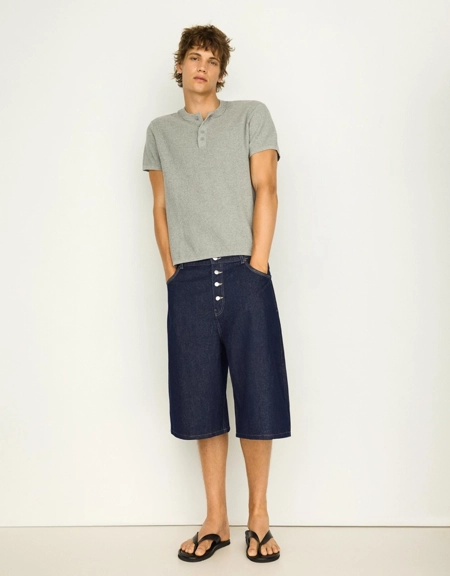 Bershka Джинсовые шорты-баллоны купить с доставкой.