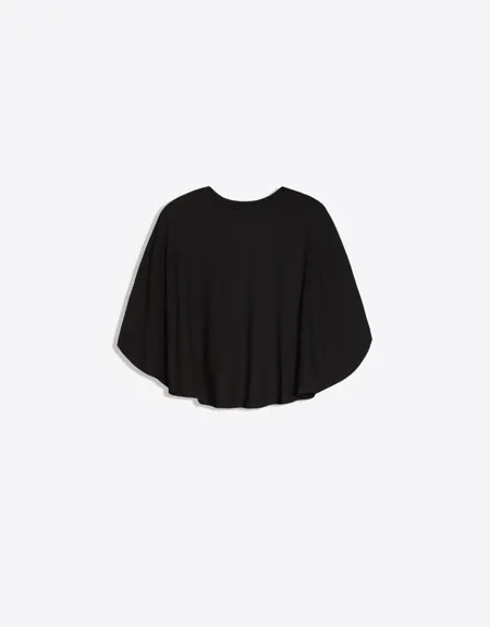 Bershka Футболка оверсайз со шлейфом