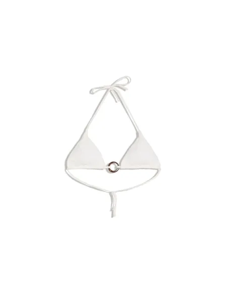 Lace triangle bikini top- Заказать в России