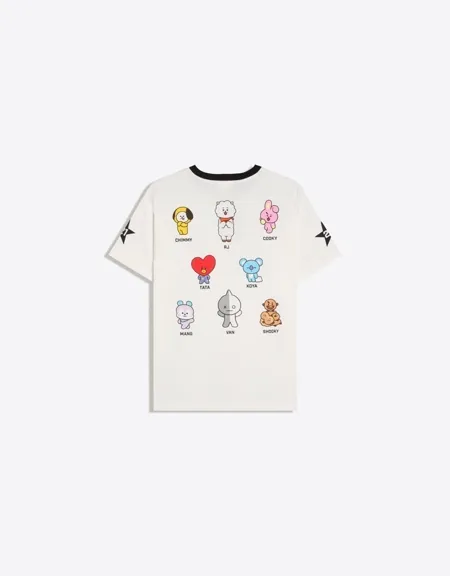 Футболка оверсайз с принтом BT21