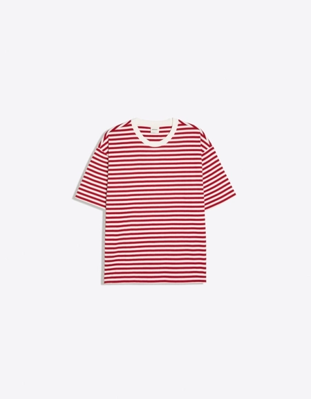 Bershka Футболка свободного кроя в полоску