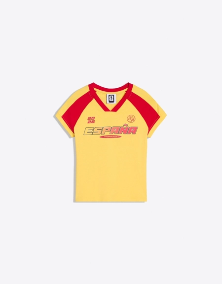 Bershka Футболка с V-образным вырезом FIFA WORLD CUP™ SPAIN купить с доставкой.