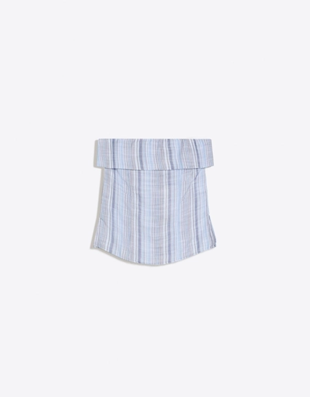 Bershka Топ-бандо в полоску купить с доставкой.
