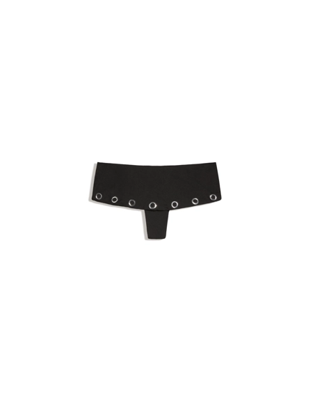Ruffled eyelet bikini bottoms- Заказать в России