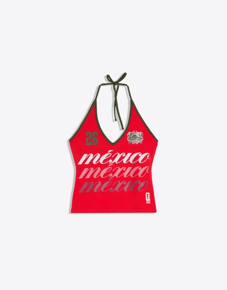 Bershka Топ с горловиной халтер FIFA WORLD CUP™ MéXICO