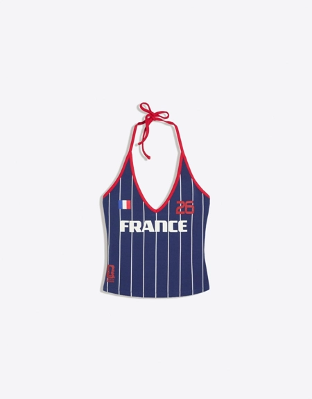 Bershka Топ с горловиной халтер FIFA WORLD CUP™ франция