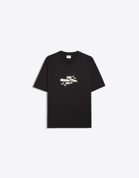 Bershka Футболка геометрического кроя с принтом