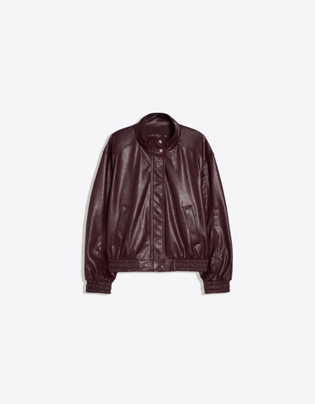 Bershka Куртка из искусственной кожи купить с доставкой.