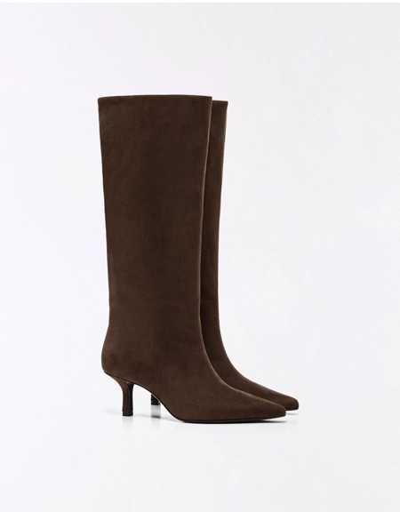 Bershka KITTEN HEEL BOOTS