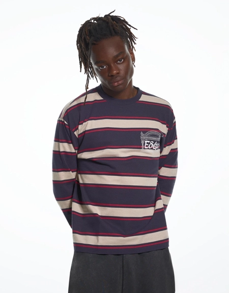 Футболка в полоску с длинными рукавами Aries X Bershka- Заказать в России