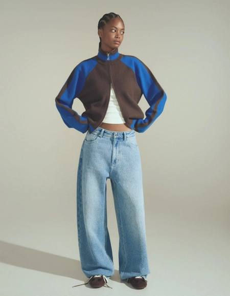 Bershka Джинсы BARREL из фактурной ткани купить с доставкой.